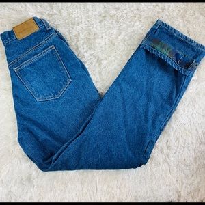 Cabela's Flannel Lined Cotton High Waist Jeans 6